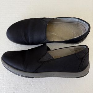 Dansko Loafers Womens 41 /10.5- 11 Black Linley Burnished Calf Casual Work